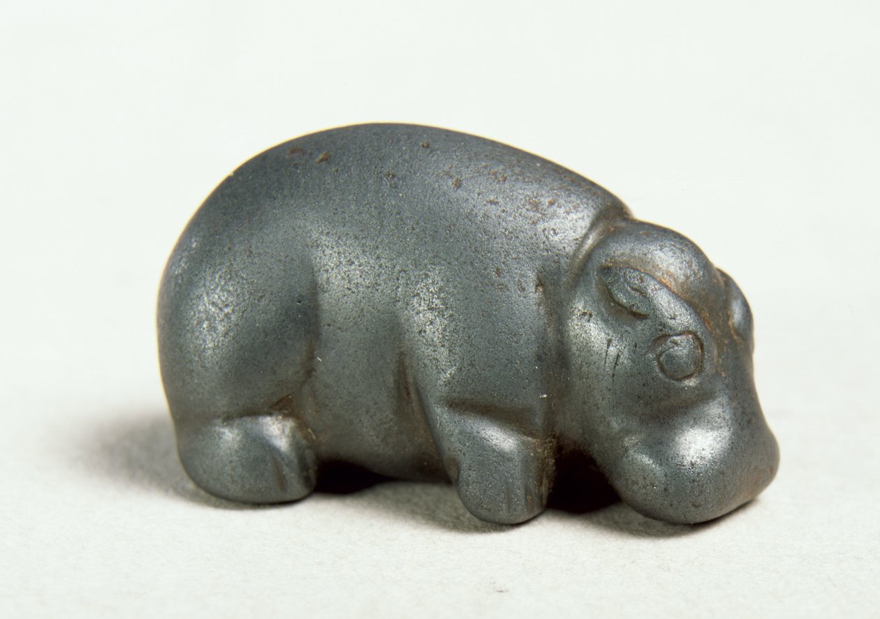 Su aygırı, Yeni Krallık (hematit) by Egyptian 18th Dynasty