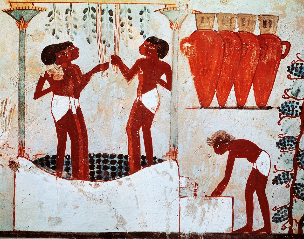 İllüstrasyon kırsal günlük yaşam: Thebes