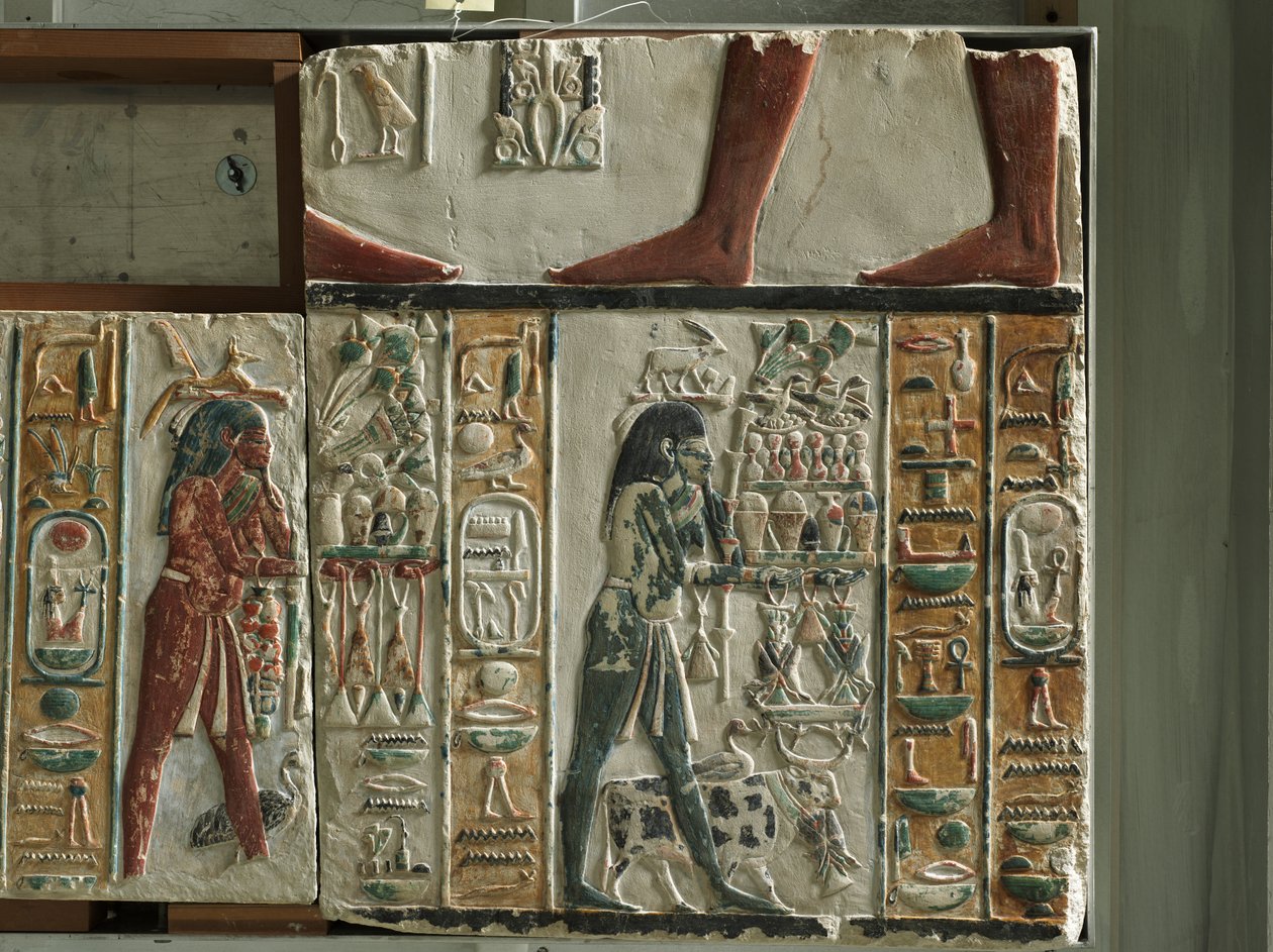 Nome Tanrılar Sunum Sunar, MÖ 1391-1353 dolayları by Egyptian 18th Dynasty