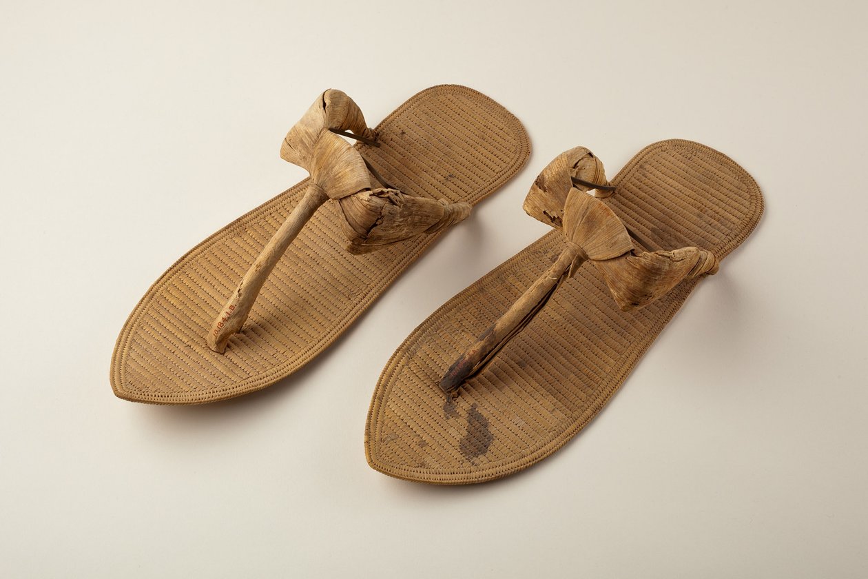 Sandalet, c.1390-52 (Çimen, kamış, papirüs) by Egyptian 18th Dynasty
