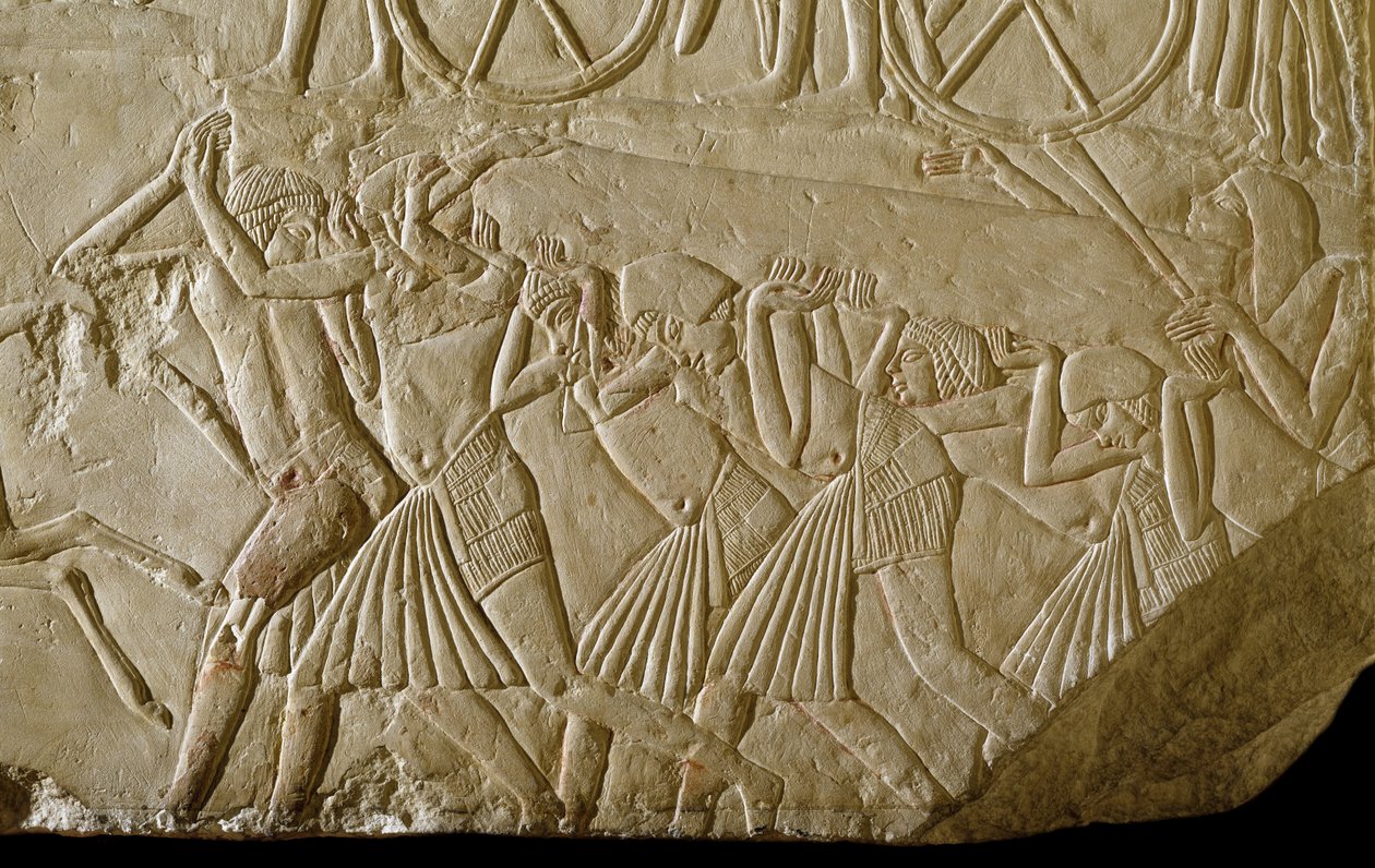 Horemheb Mezarından Rölyef (taş) by Egyptian 18th Dynasty