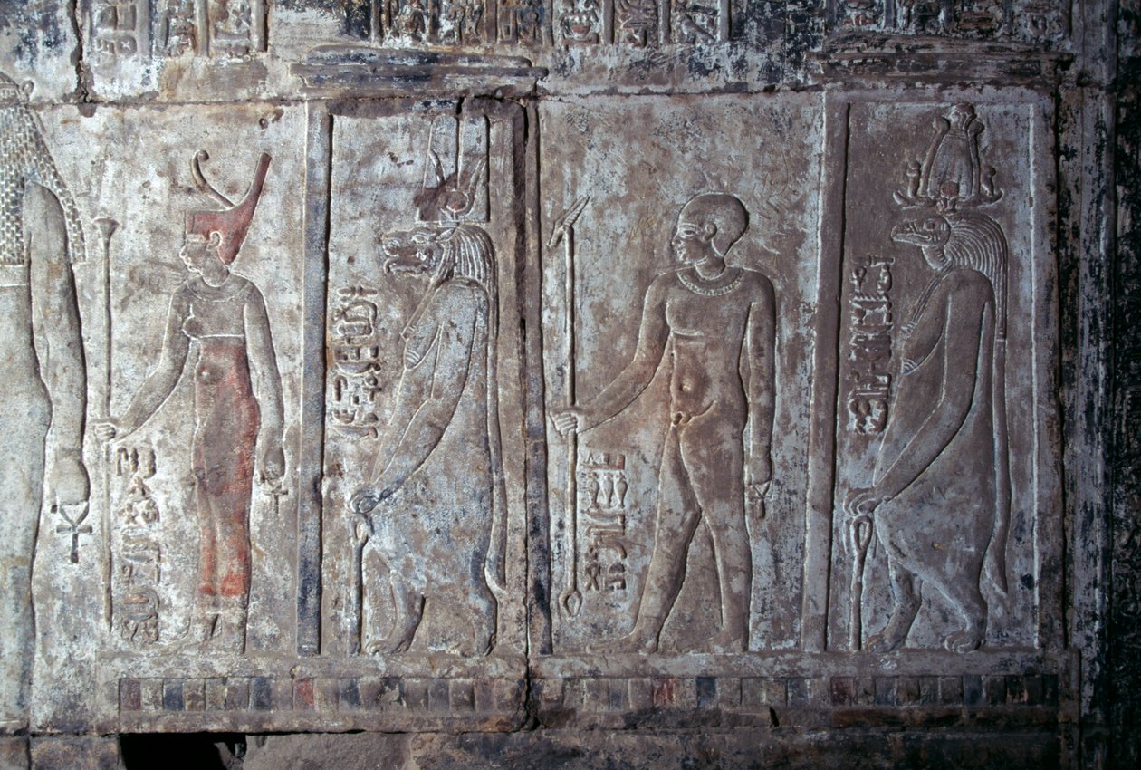 Hatshepsut Morg Tapınağı, Deir el-Bahari, Theban Nekropolü (UNESCO Dünya Mirası Listesi). by Egyptian 18th Dynasty