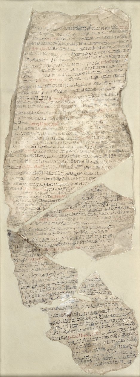 Sinuhe Ostracon, Yeni Krallık (kireçtaşı) by Egyptian 18th Dynasty