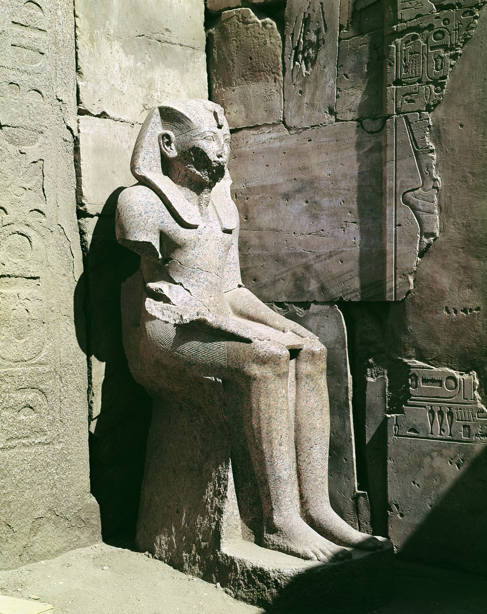 Tuthmosis III Heykeli (c.1490-39 BC) Yeni Krallık (granit) by Egyptian 18th Dynasty