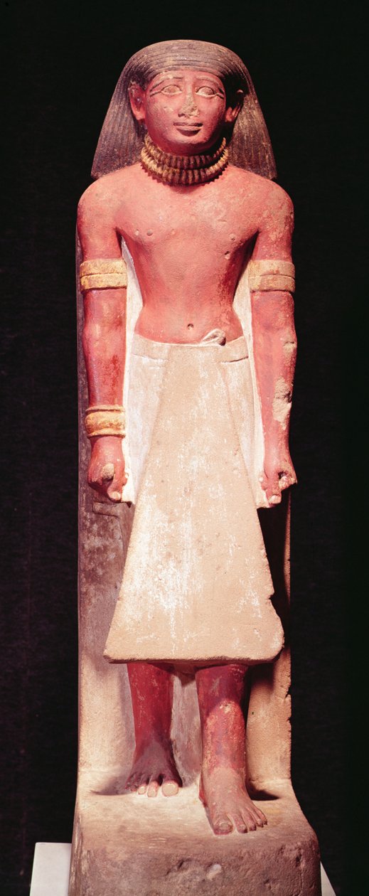 Peştemalli bir adam heykeli, Yeni Krallık by Egyptian 18th Dynasty