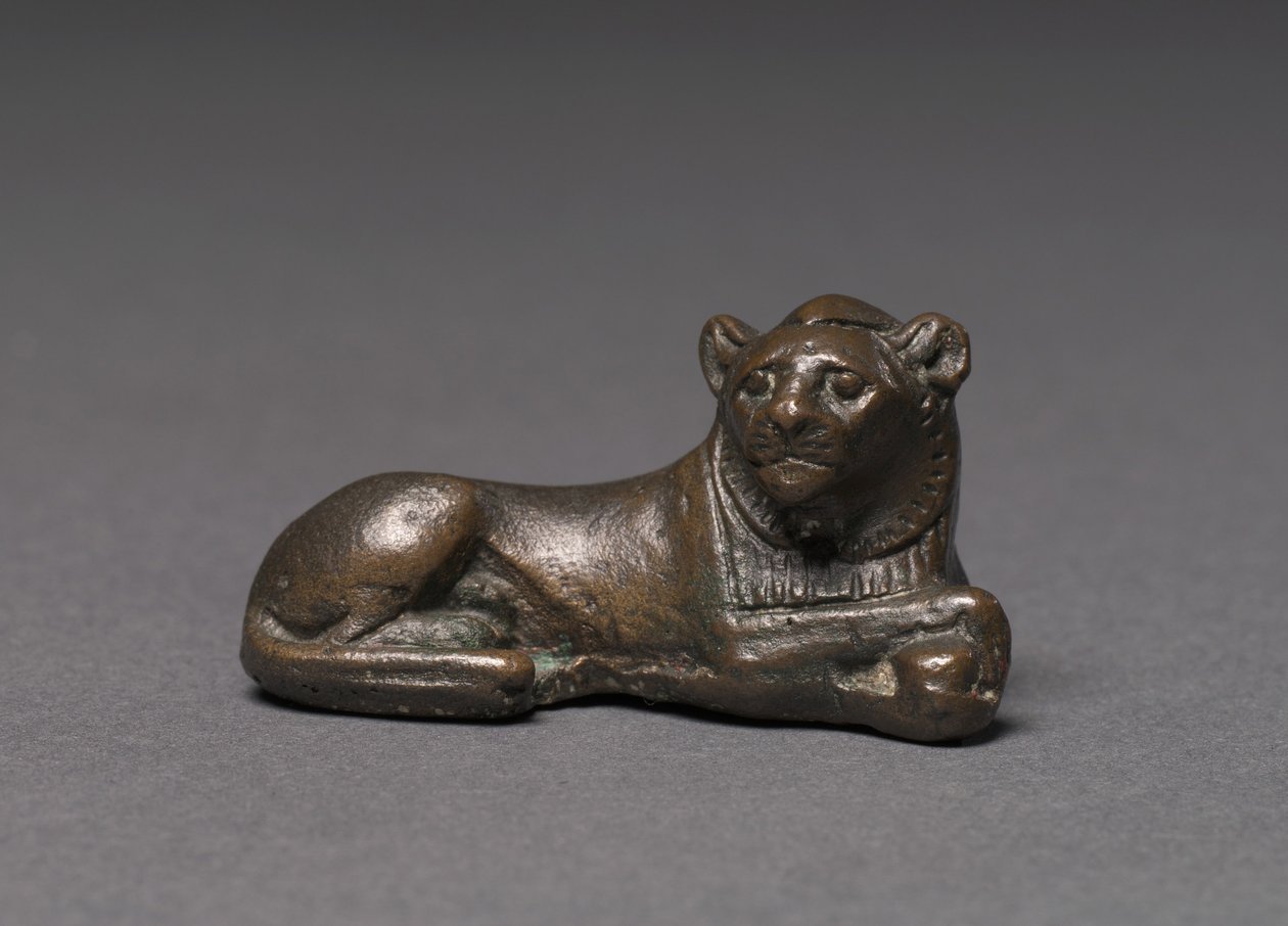 Aslan Şeklinde Ağırlık, MÖ 1391-1353 dolayları by Egyptian 18th Dynasty