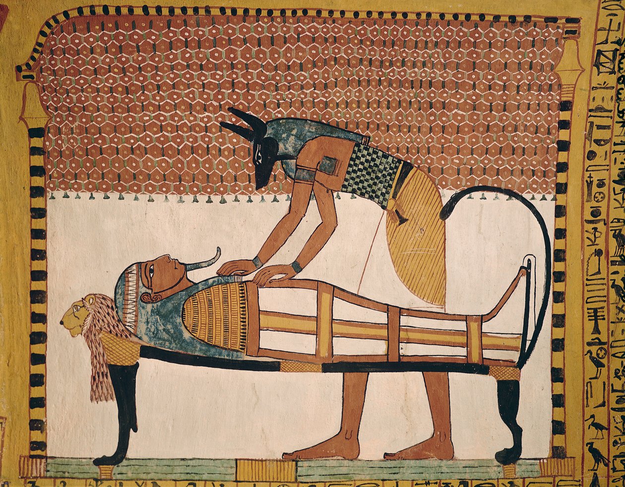 Anubis, Yeni Krallık, İşçi Köyü, Sennedjem Mezarı