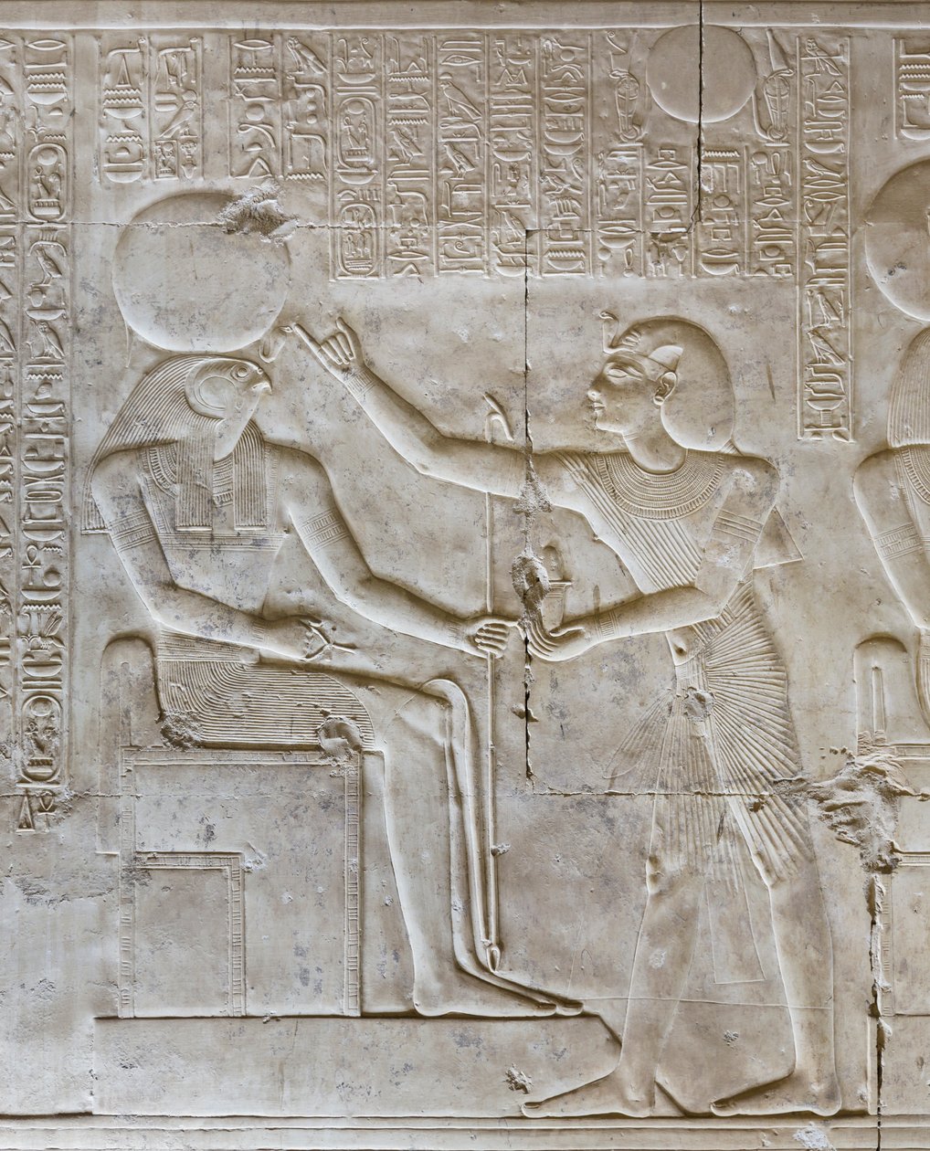 Kısma, Seti I tapınağı, Abydos, Mısır by Egyptian 19th Dynasty