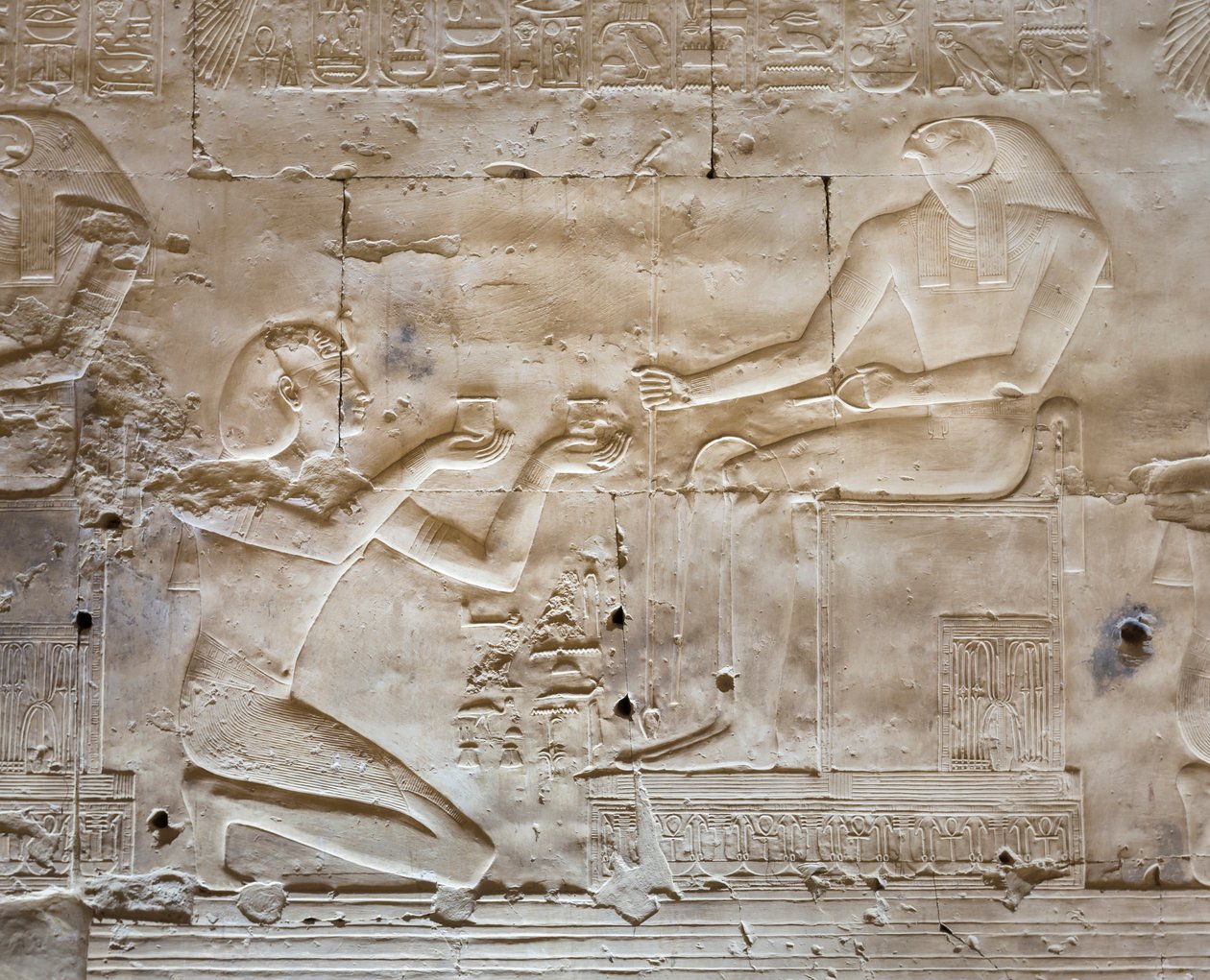 Kısma, Seti I tapınağı, Abydos, Mısır by Egyptian 19th Dynasty