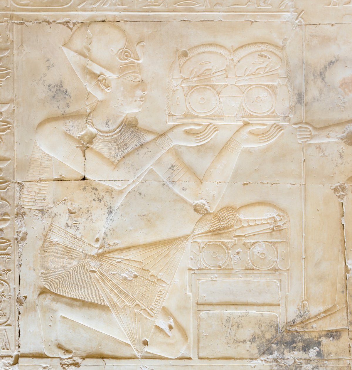 Kısma, Seti I tapınağı, Abydos, Mısır by Egyptian 19th Dynasty