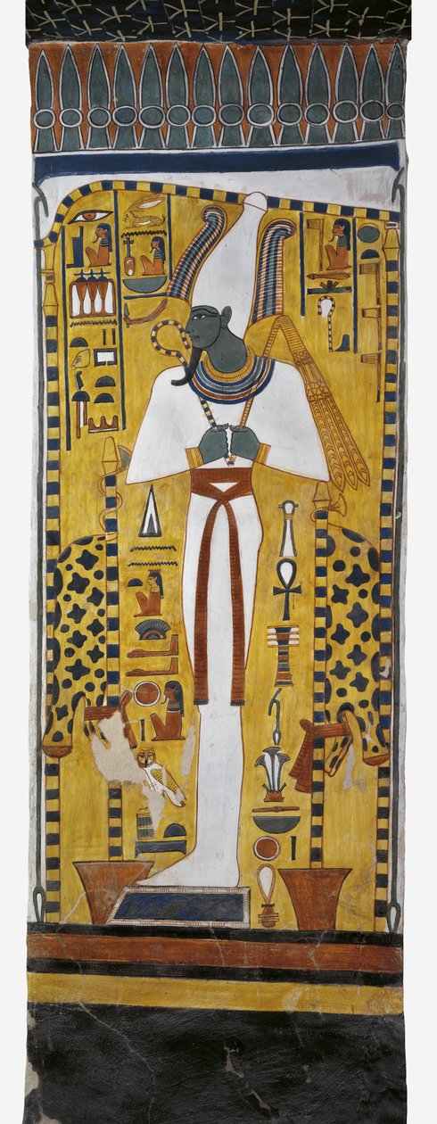 Mısır, Thebes, Luksor, Kraliçeler Vadisi, Nefertari Mezarı, 19. hanedandan kalma Osiris