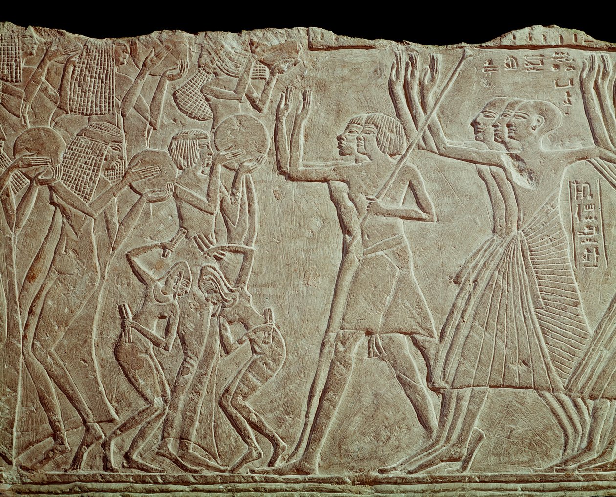 Ölen kişiye veda (düşük kabartma by Egyptian 19th Dynasty