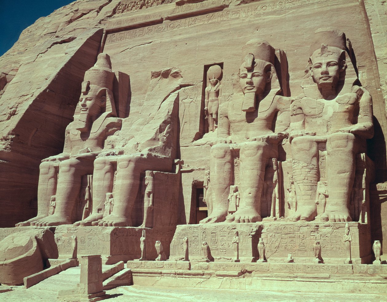 Ramses II Tapınağı, Yeni Krallık, c.1279-1213 M.Ö. by Egyptian 19th Dynasty