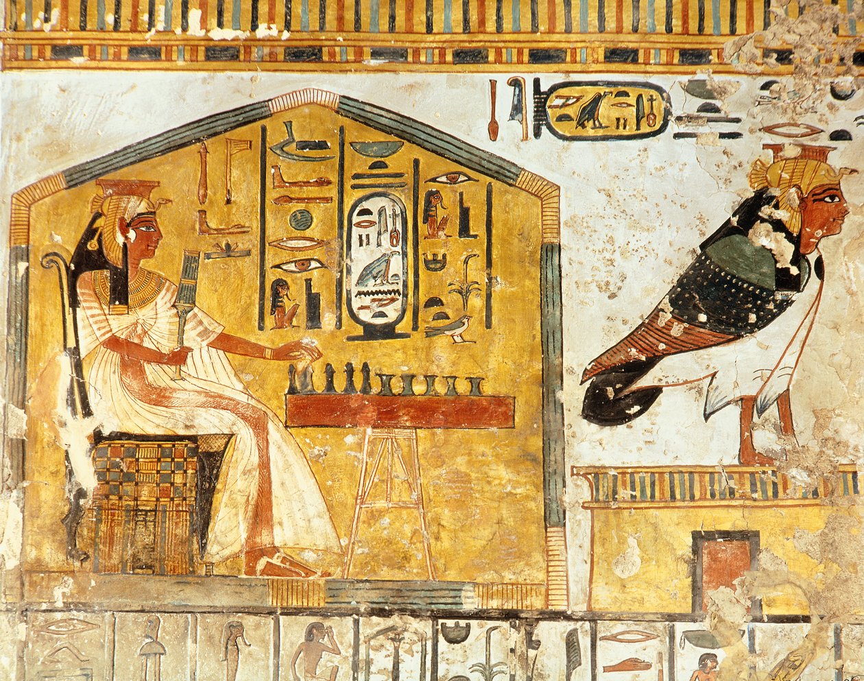 Senet oynayan Nefertari, Kraliçe Nefertari