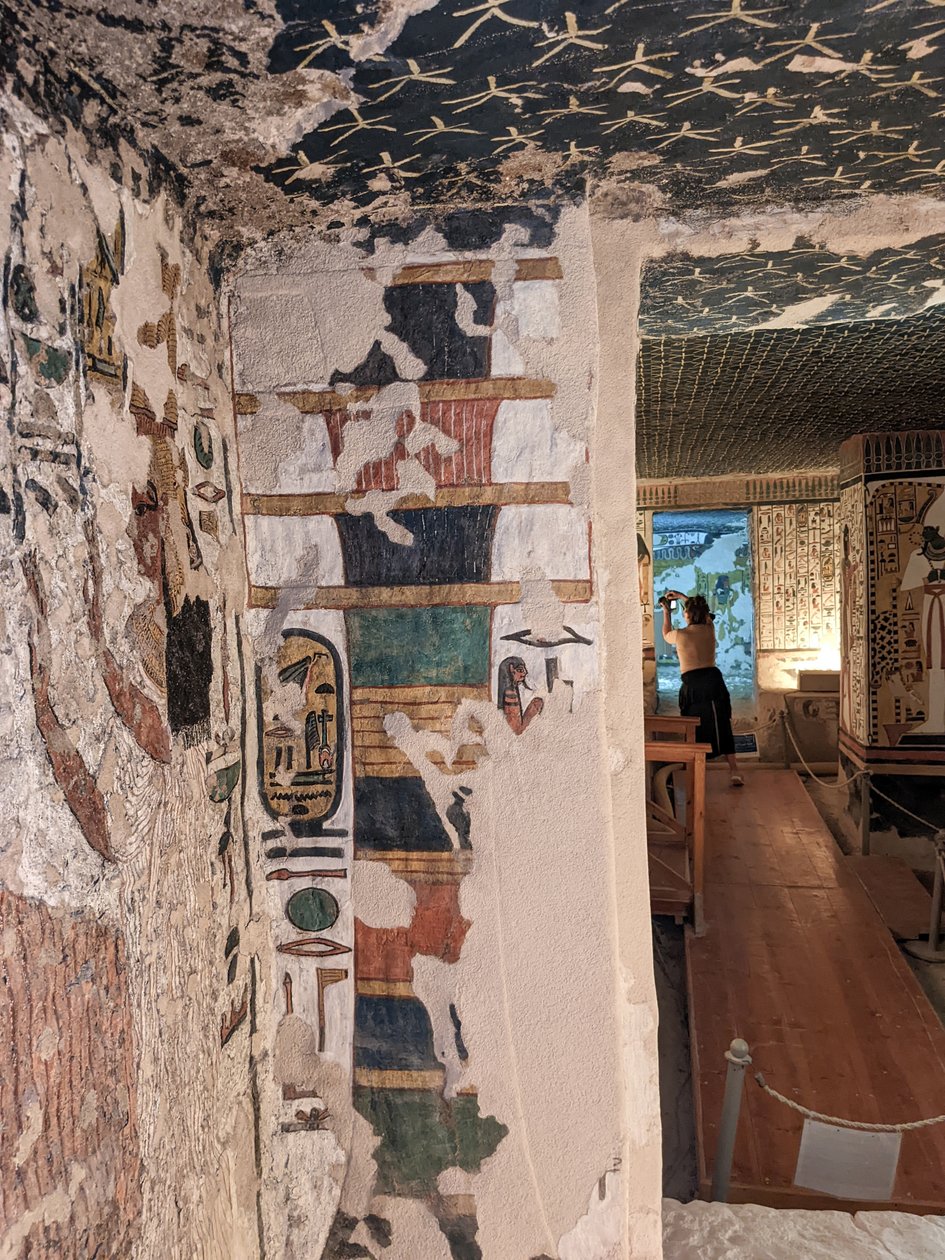 Kraliçeler Vadisi, Nefertari Mezarı (duvar resmi) by Egyptian 19th Dynasty