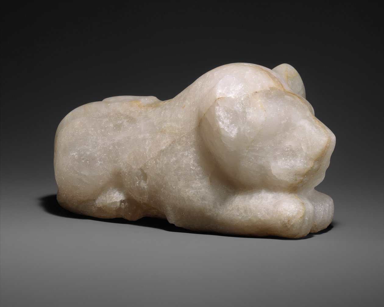 Aslan yavrusu, yaklaşık MÖ 3100-2900 (kuvarsit) by Egyptian 1st Dynasty