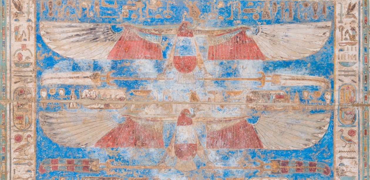 Kasadaki boyalı kabartma resim by Egyptian 20th Dynasty