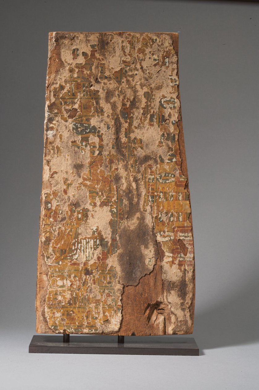 Lahit panelinin arka yüzü, Üçüncü Ara Dönem (boyalı ahşap) (ayrıca bkz. 234375) by Egyptian 21st Dynasty