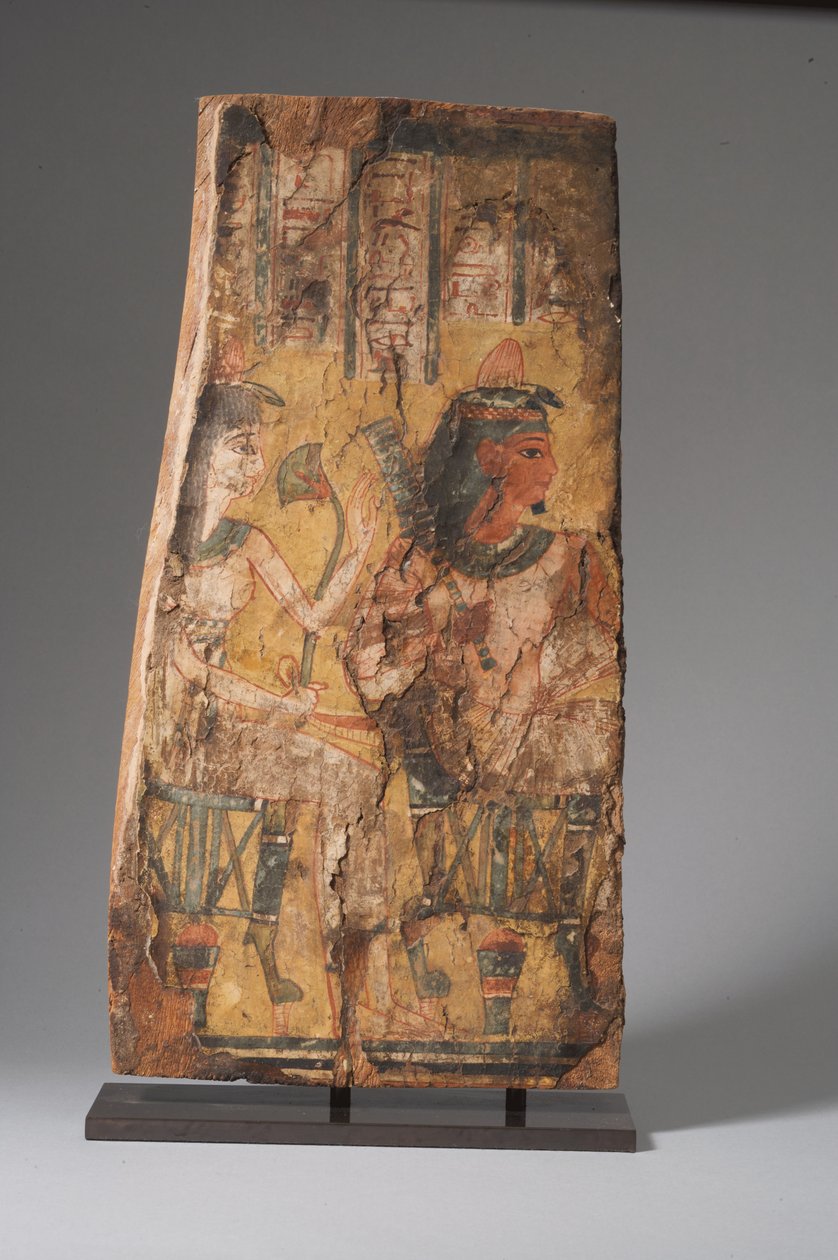 Lahit paneli, Üçüncü Ara Dönem (boyalı ahşap) (ayrıca bkz. 234374) by Egyptian 21st Dynasty