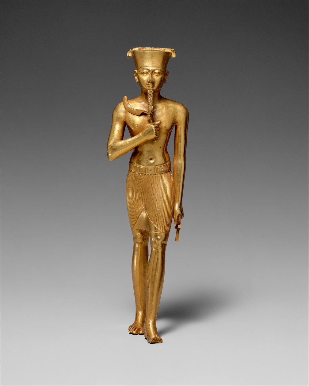 Amun Heykelciği (altın) by Egyptian 22nd Dynasty