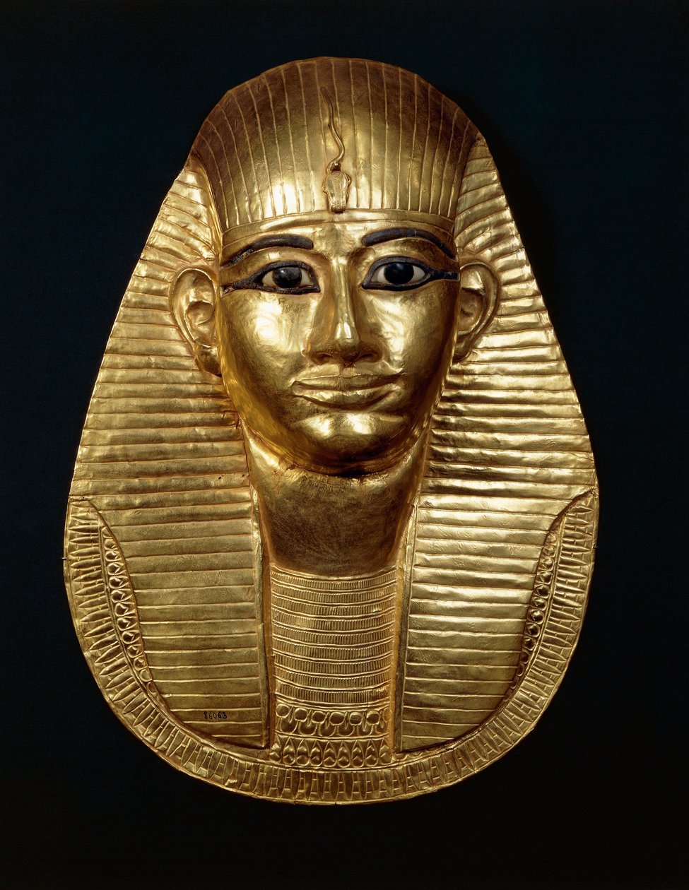 Tanis Hazinesi, Kral Amenemope'un altın maskesi by Egyptian 22nd Dynasty