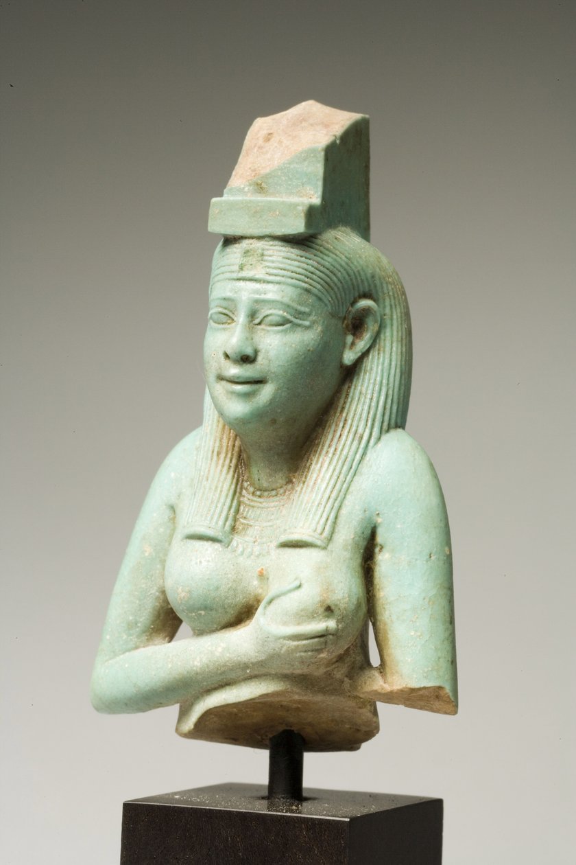 İsis Parçası, Geç Hanedan Dönemi (fayans) (ayrıca bkz. 270350) by Egyptian 26th Dynasty