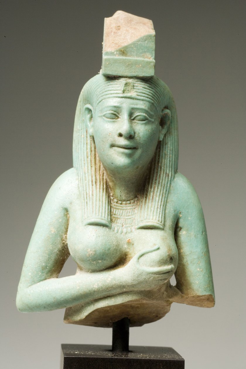 İsis Parçası, Geç Hanedan Dönemi (fayans) (ayrıca bkz. 270351) by Egyptian 26th Dynasty