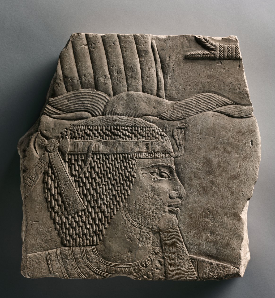 Bir Kralın Rölyefi, MÖ 664-525 by Egyptian 26th Dynasty