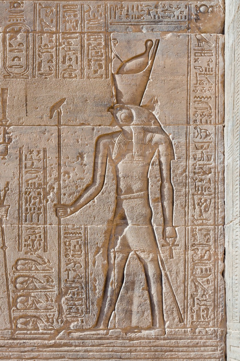 Philae tapınağındaki kabartmalar, Asvan, Mısır by Egyptian 30th Dynasty