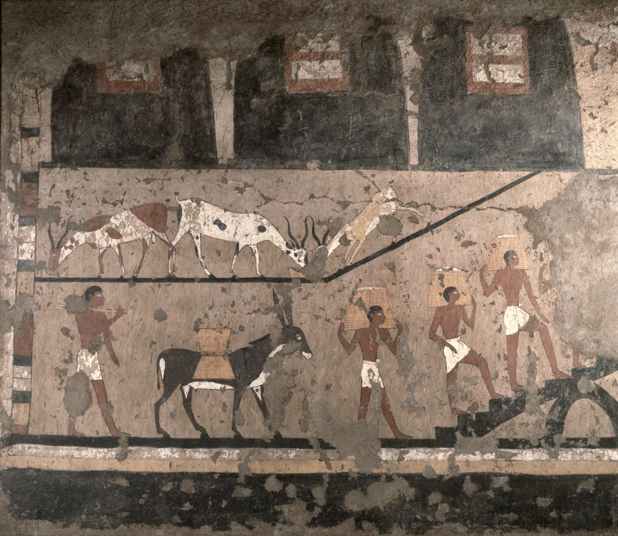 Tarım sahnesi, Sakkara, Eski Krallık