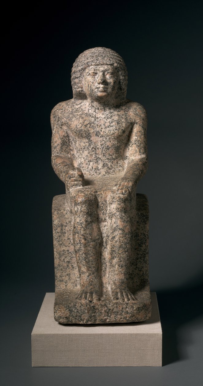 Oturan Nykara Heykeli, MÖ 2408-2377 by Egyptian 5th Dynasty