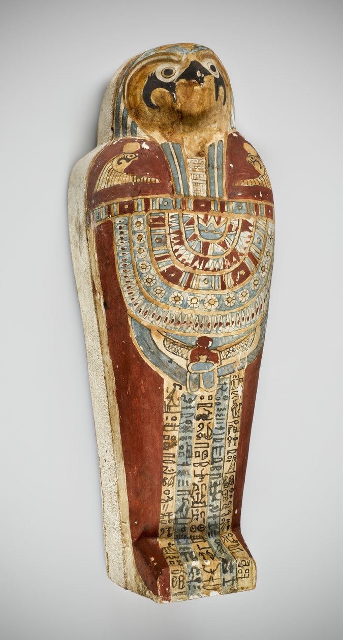 Mısır mumyası, MÖ 332-150 (tahta, kil, kum, mısır ve keten) by Egyptian Ptolemaic Period
