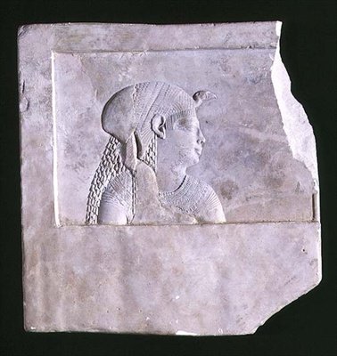 Heykeltıraşın tanrıça modeli, MÖ 246-222 dolayları (kireçtaşı) by Egyptian Ptolemaic Period