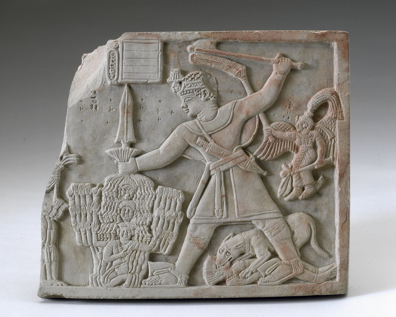Prens Arikankharer Düşmanlarını Öldürüyor, Meroe by Egyptian School
