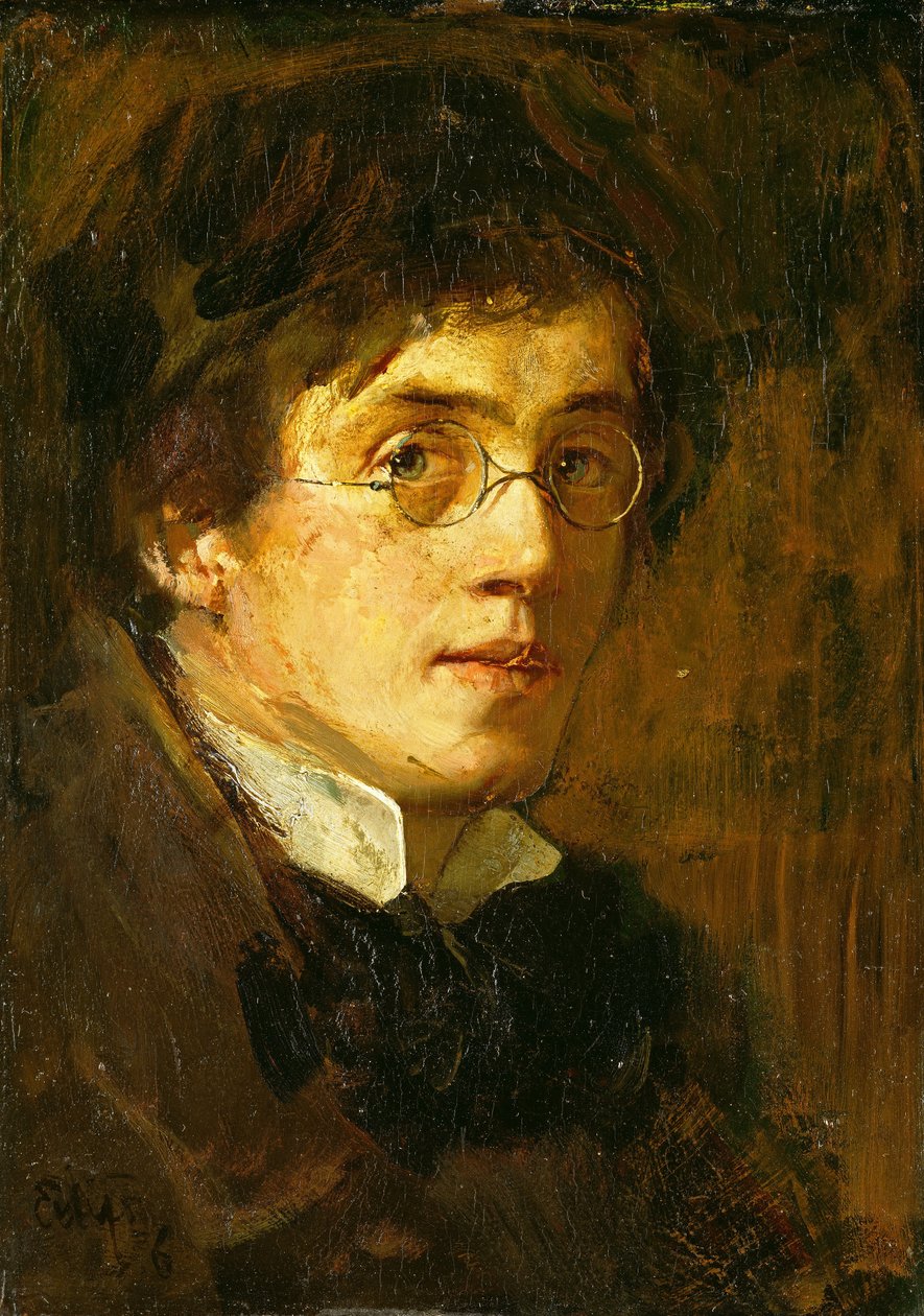 Otoportre by Hjalmer Eilif Emanuel Peterssen