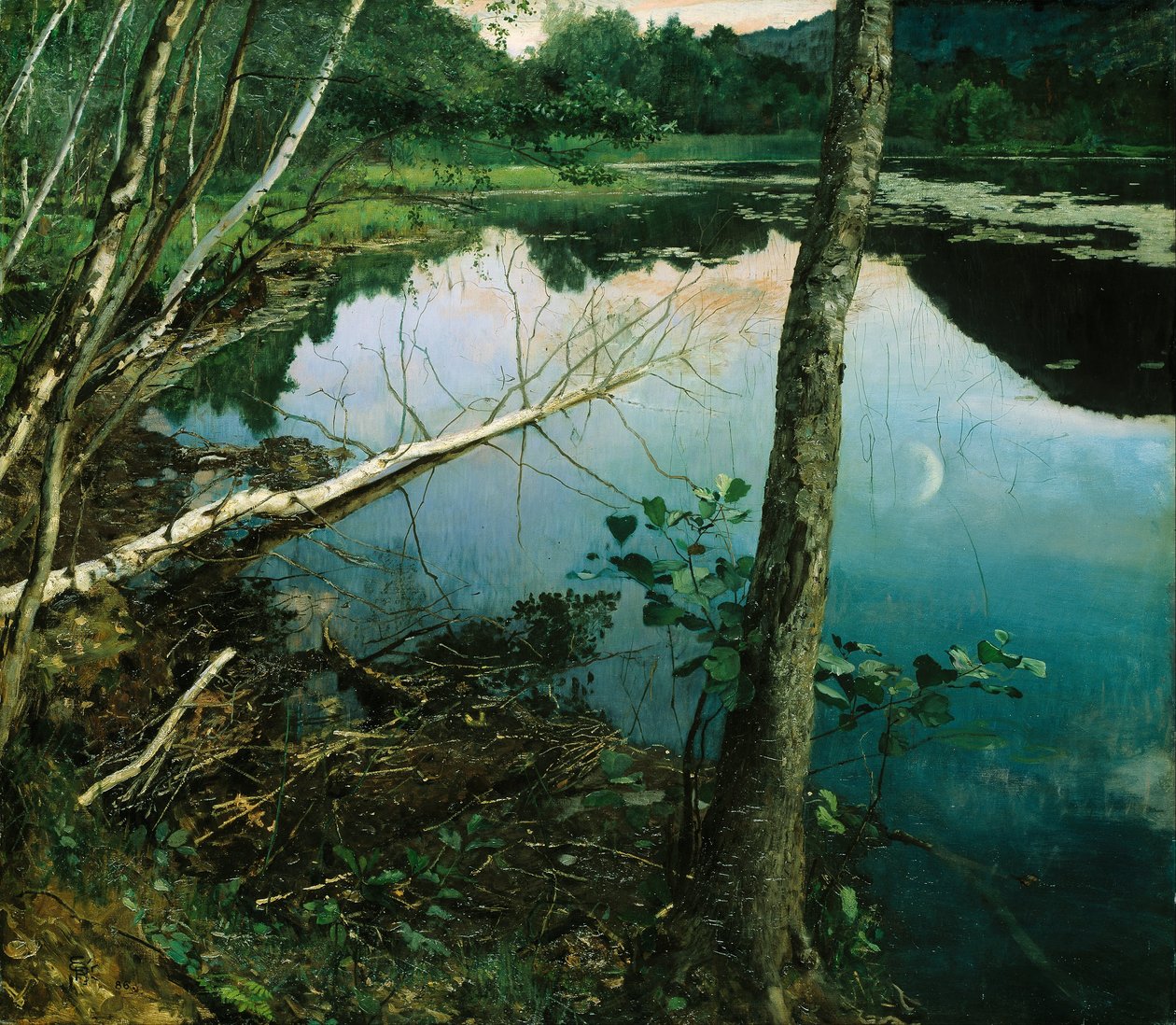 Yaz Gecesi by Hjalmer Eilif Emanuel Peterssen