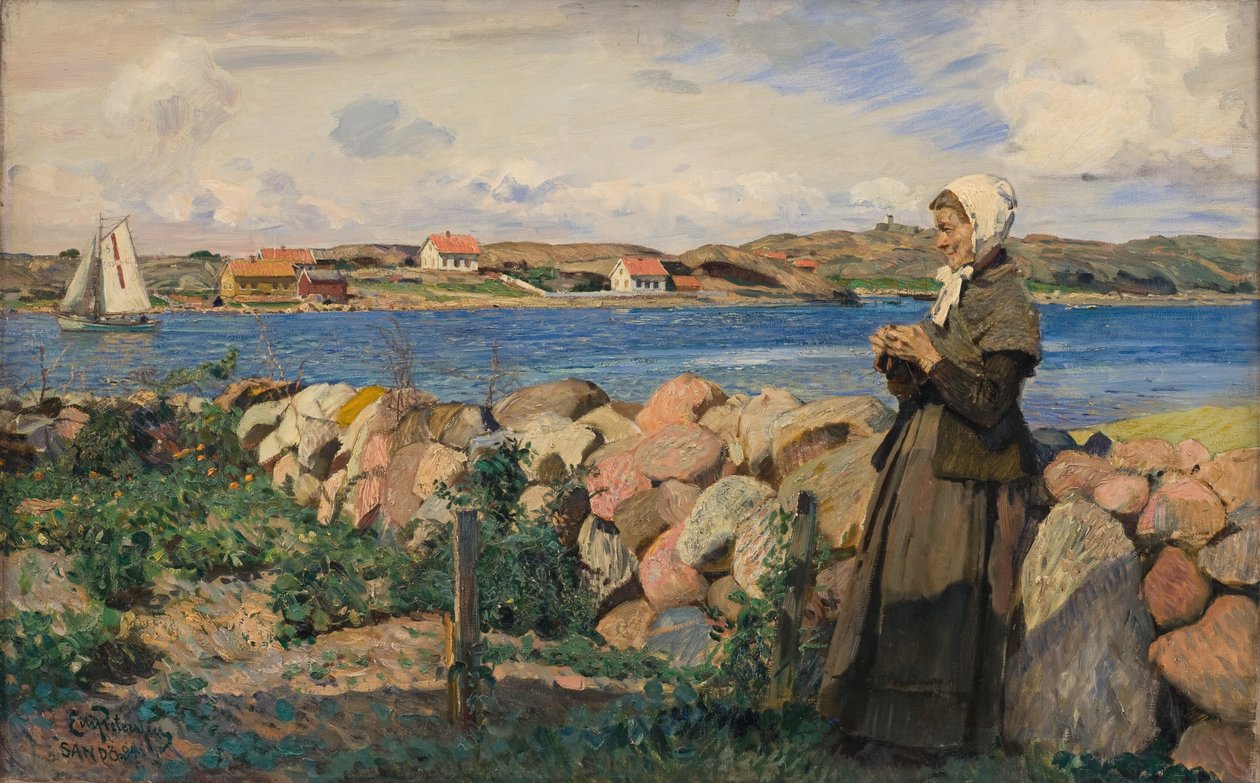 Norveç Takımadalarından by Hjalmer Eilif Emanuel Peterssen