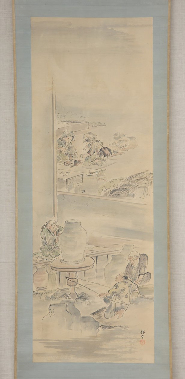 Seramik Yapımı, 19. yüzyılın ilk yarısı. by Eiraku Hozen