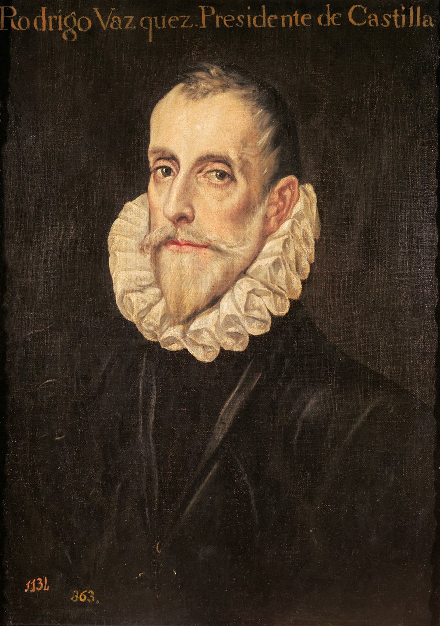 Don Rodrigo Vazquez de Arce by El Greco
