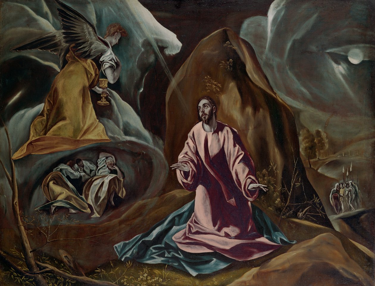 Getsemani Bahçesindeki Acı, 1590 dolayları by El Greco