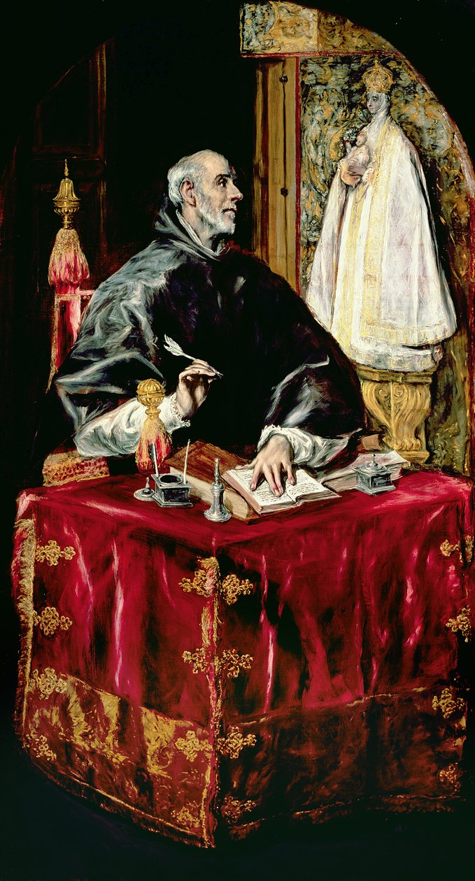 Aziz Ildefonsus, 1597-1603 by El Greco