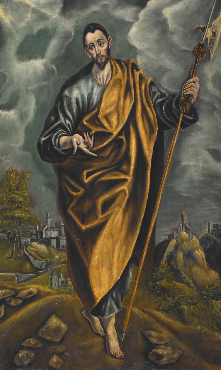 Aziz Judas Thaddaeus veya Aziz Thomas by El Greco