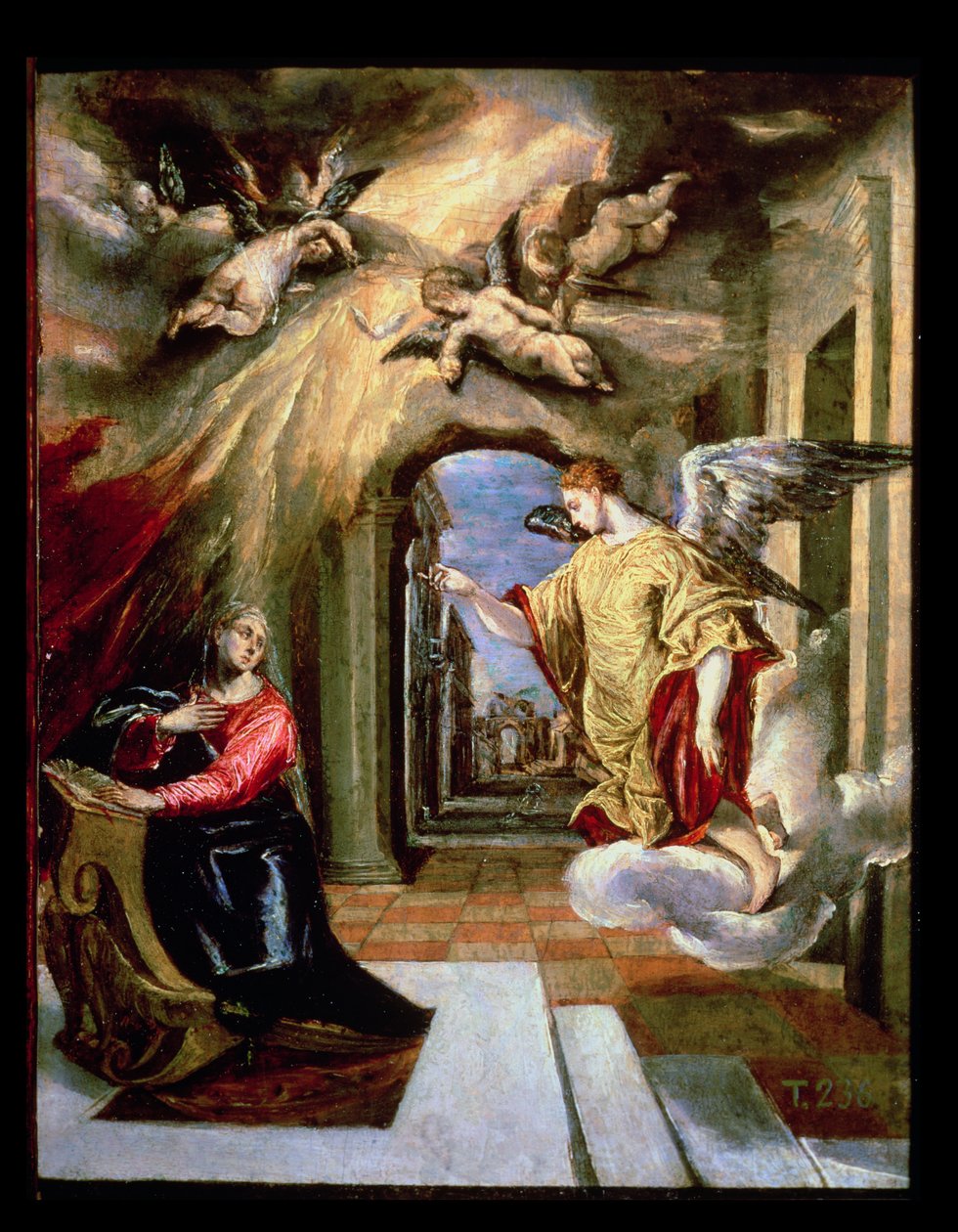 Müjde, c.1570-73 by El Greco