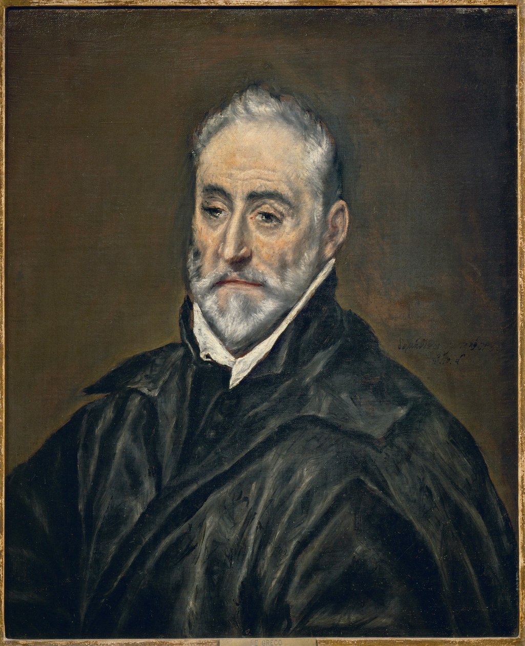 Antonio de Covarrubias y Leiva, ilahiyatçı, Toledo Katedrali kanonu ... by El (1541-1614) Greco