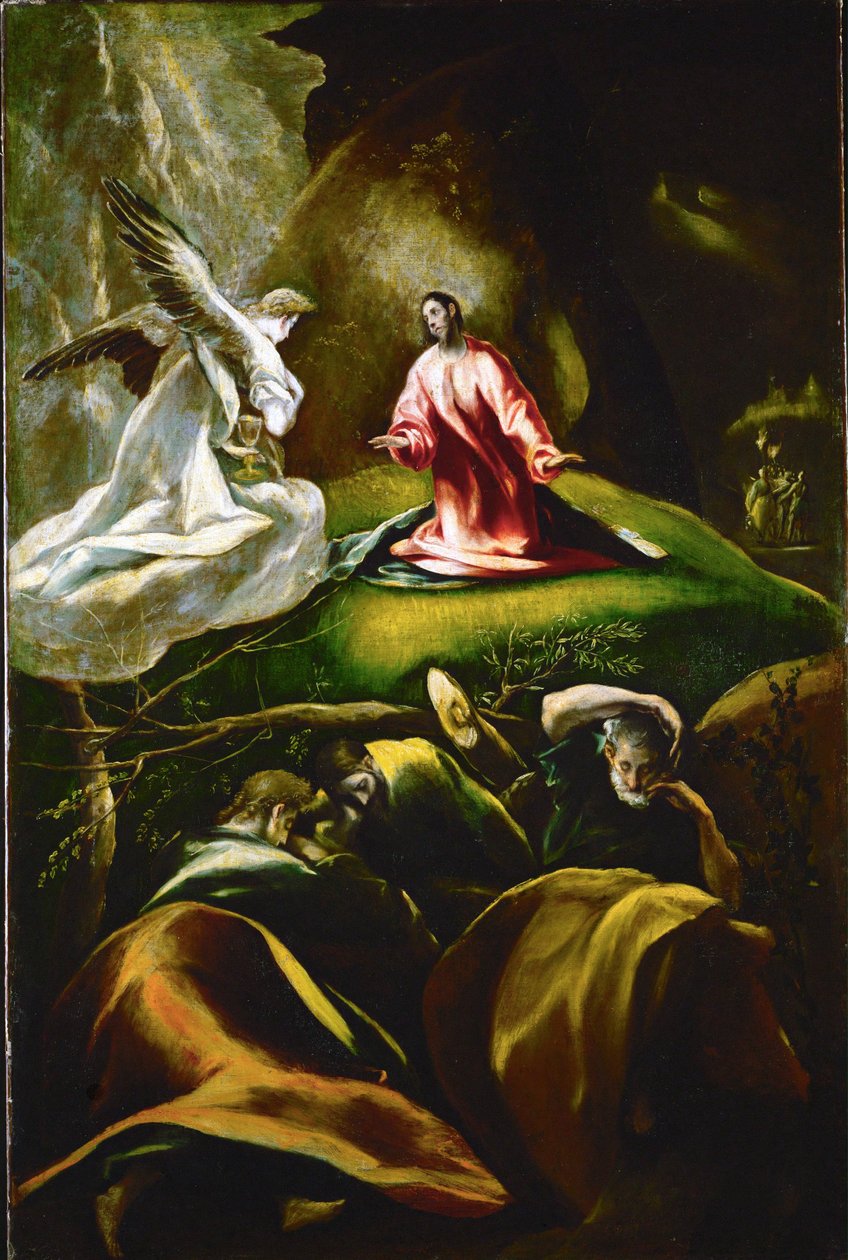 Bahçedeki Acı (tuval üzerine resim) by El (1541-1614) Greco