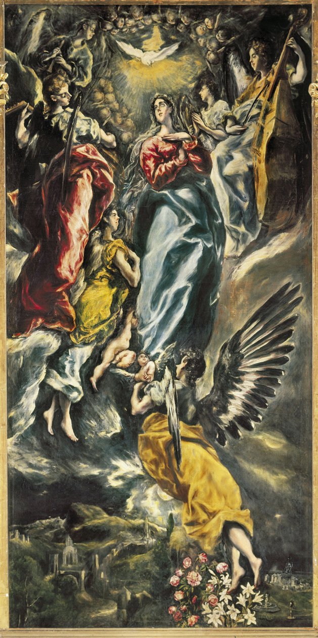 Günahsız Gebeliğin Bakiresi by El (1541 1614) Greco