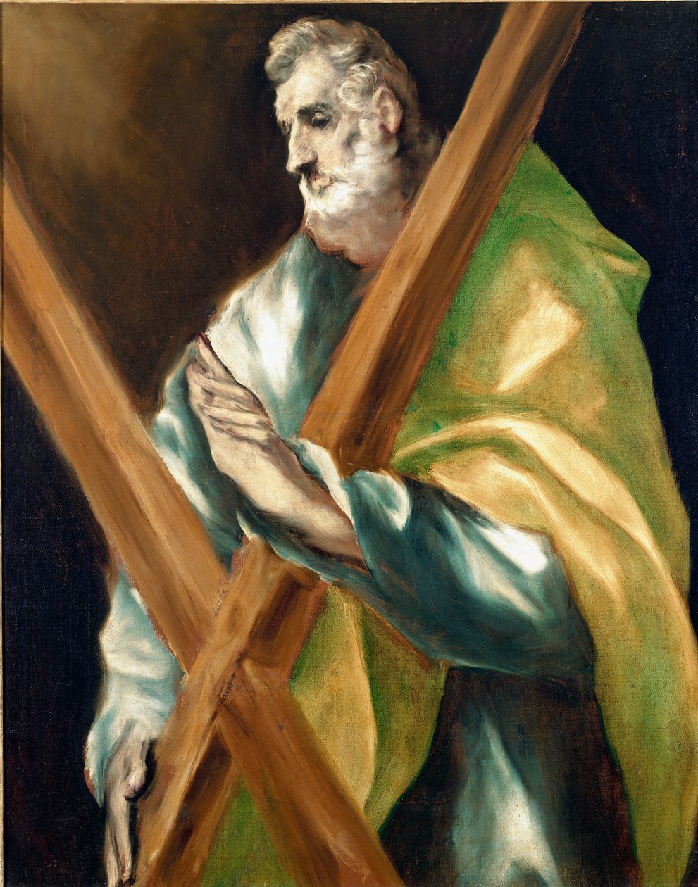 Apotre Aziz Andre. Domenikos Theotokopoulos dit El Greco tarafından tablo (1540-1614) by El Greco