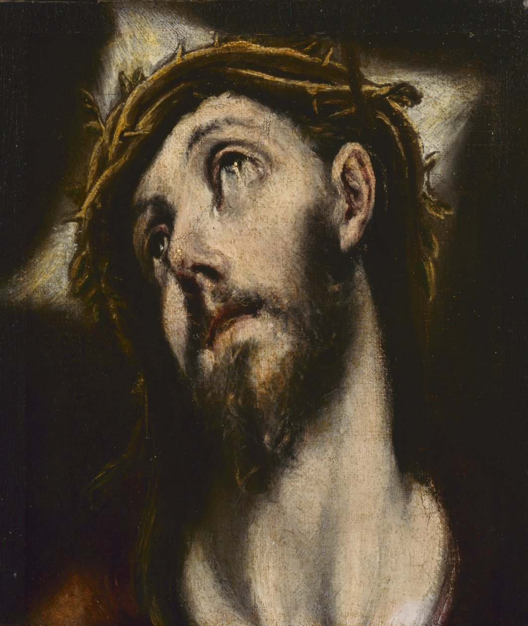 Çarmıhı Taşıyan İsa (tuval üzerine yağlıboya) by El (1541 1614) Greco
