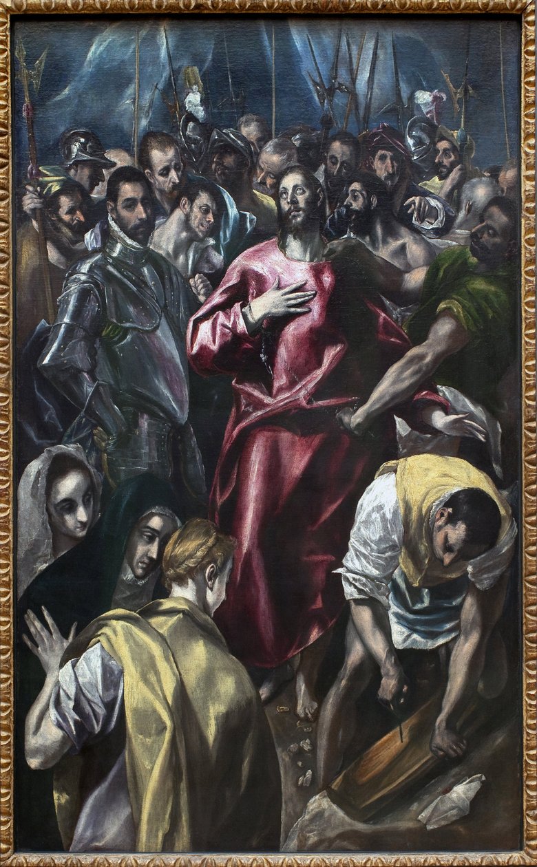 Christ tuniğini çıkardı. Domenikos Theotokopoulos