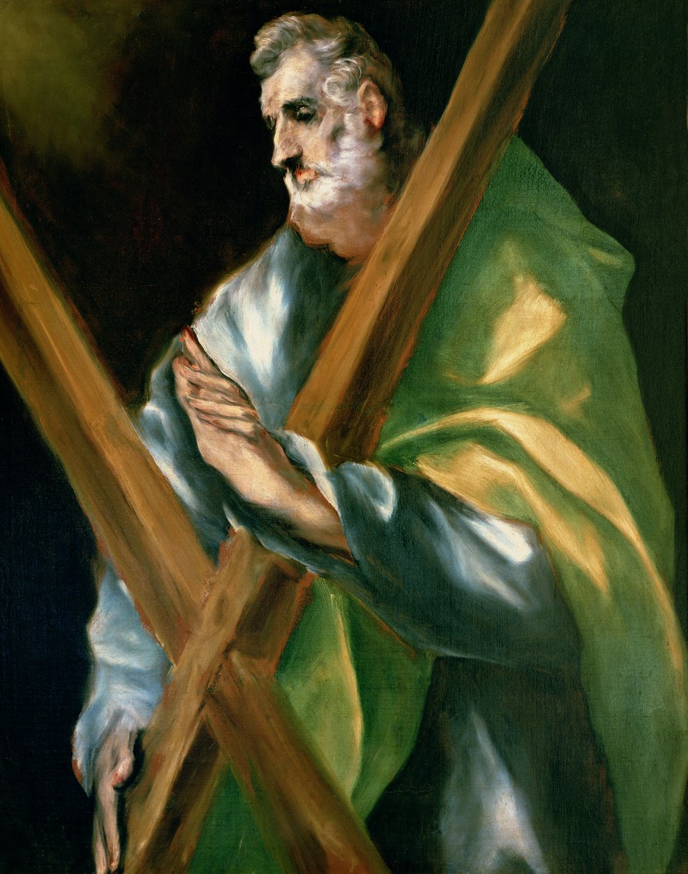 Aziz Andrew (tuval üzerine yağlı boya) by El Greco